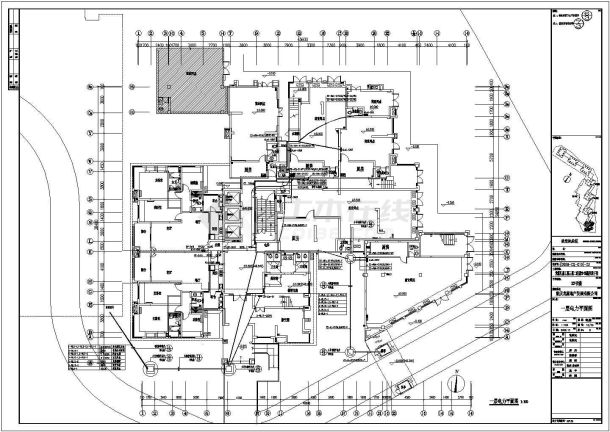 三十三层商住楼甲级设计院全套电气施工图-图一