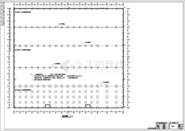 某二层钢结构厂房电气设计施工图（照明和接地防雷）-图二