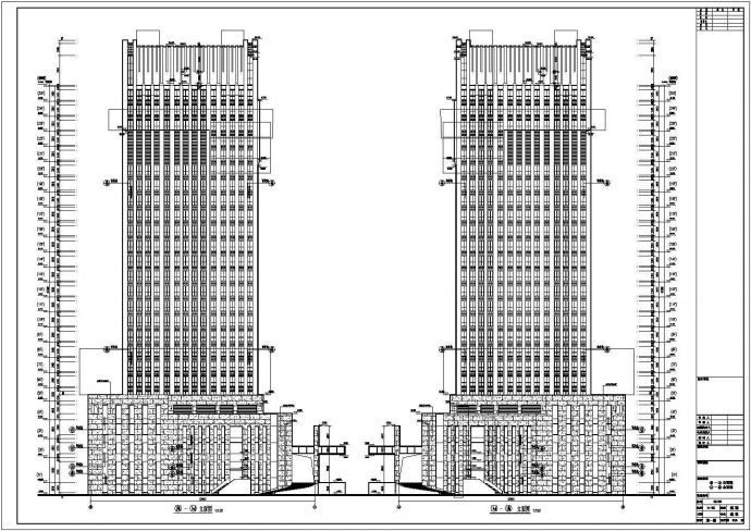 某地25层5星级酒店完整建筑施工图_图1