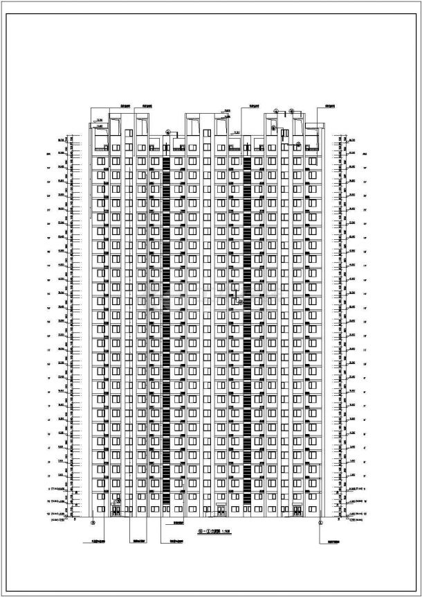 锦州市某24层剪力墙结构住宅楼建筑施工图-图二
