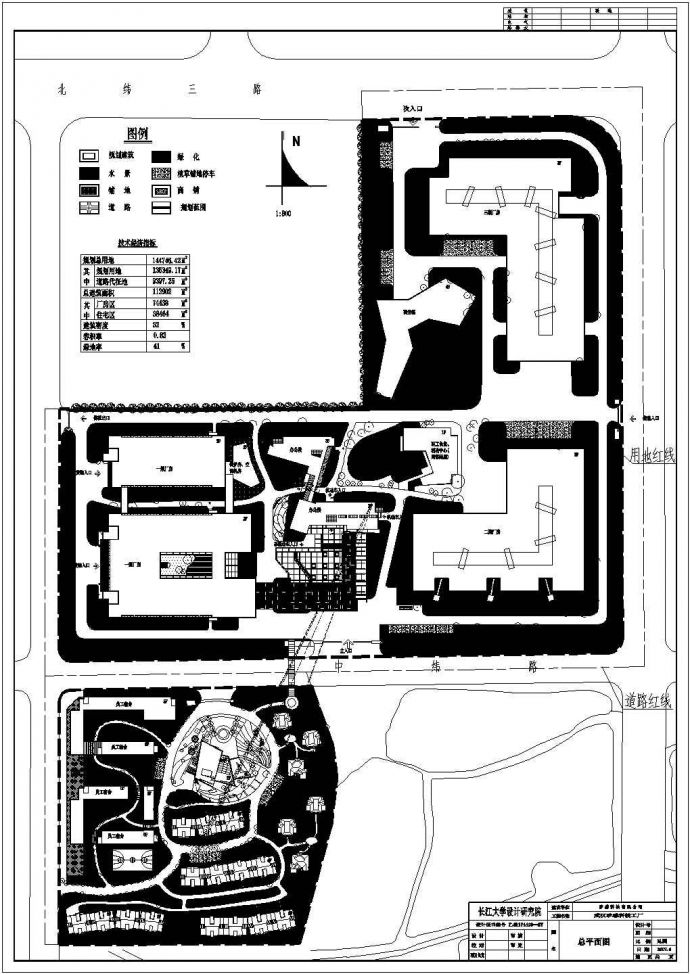 【武汉】矽感光电产业基地规划综合体项目图纸_图1