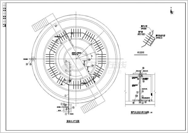 农村生活污水处理一体化氧化沟竣工图-图二