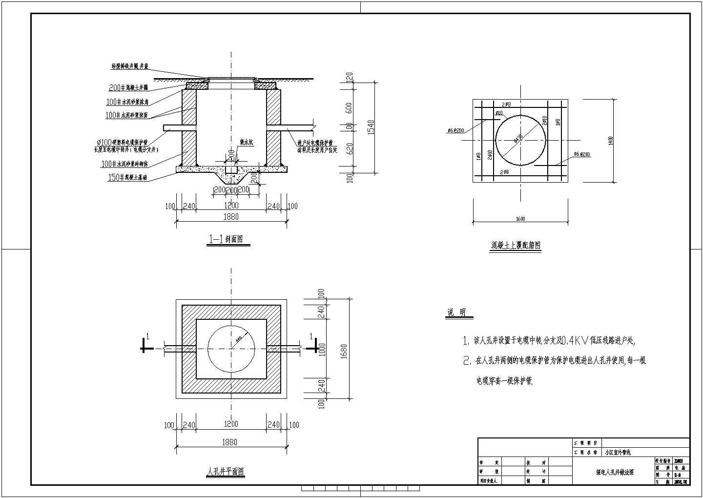 某小区水电暖室外管线总平面施工图