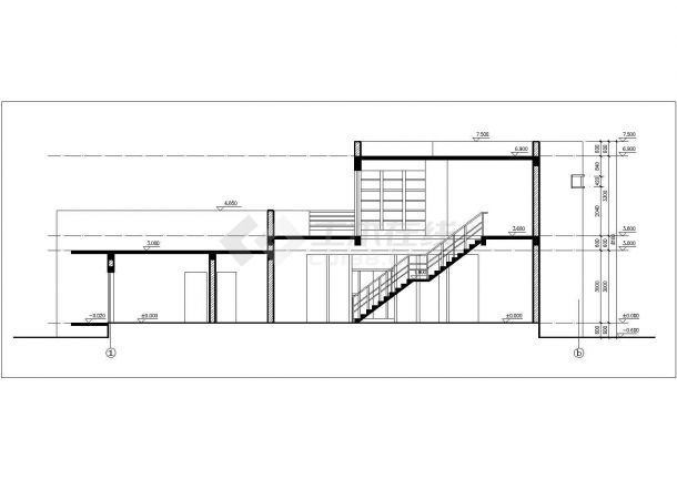某地三层现代风格别墅建筑设计施工图纸（含效果图）-图一