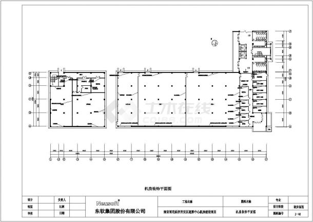 南京雨花经济开发区超算中心机房建设项目机房工程施工图（全套）-图二