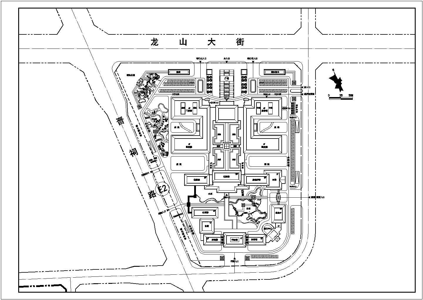 某医院1500床规划设计方案图纸