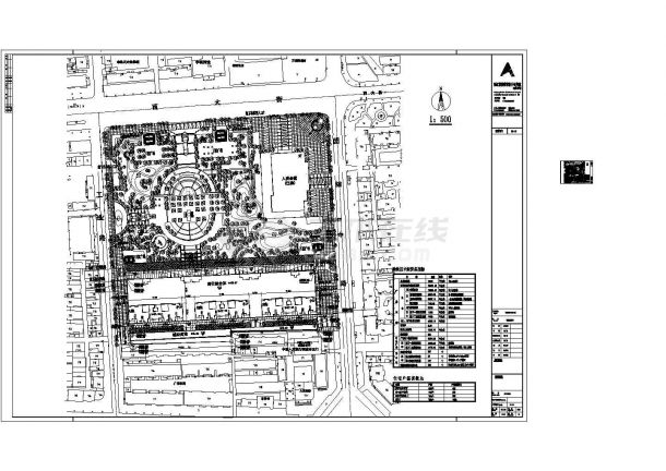 【河南】某31层框剪结构广场大厦商住综合体建筑施工图-图一