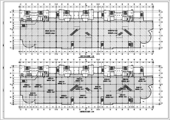 某三层框架结构商场建筑设计施工图_图1
