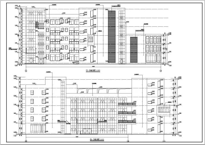 乐平市5层框架结构医院附属楼建筑施工图_图1