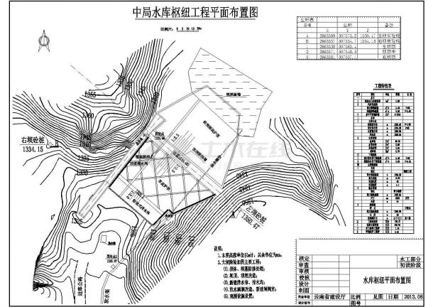 小2型病险水库工程设计图（地质、水工、施工专业)-图二