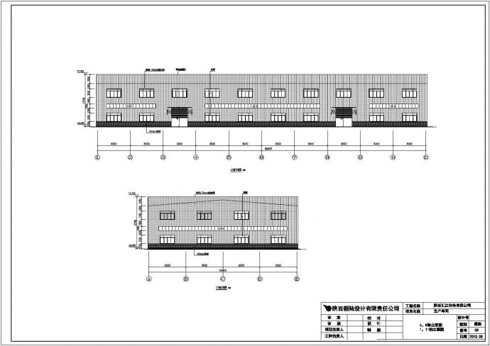 某2层钢结构厂房结构施工图（包含建筑设计）_图1