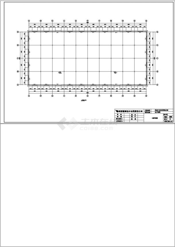 某2层钢结构厂房结构施工图（包含建筑设计）-图二