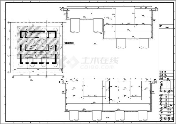 某大型项目地下室人防部分结构施工图-图二