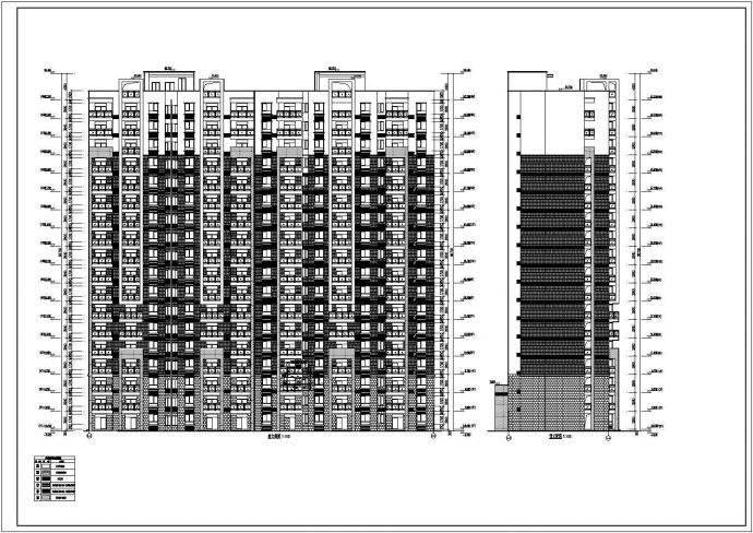 某小区18层高层住宅建筑施工图设计_图1
