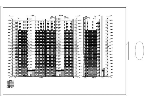 某小区18层高层住宅建筑施工图设计-图二