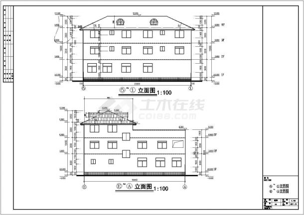 某别墅全套设计施工图（含建筑图和结构图）-图二