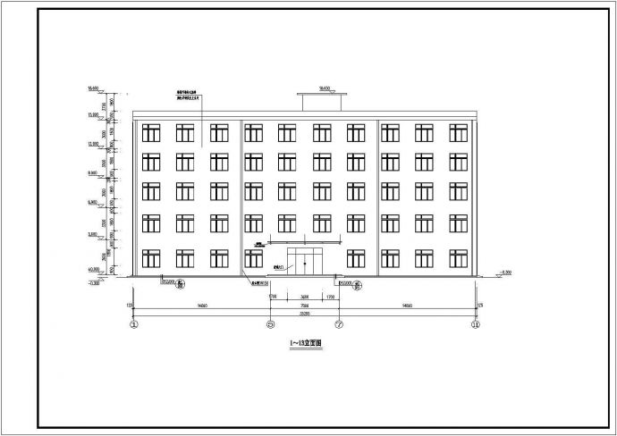 某地区5层框架结构公租房建筑结构完整施工图_图1