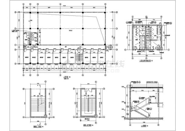 二层车库及业务用房建筑设计施工图-图二