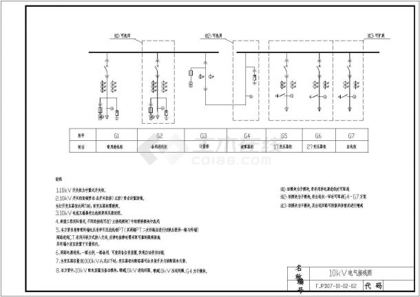 福建省电力公司10kV配电及业扩工程典型设计-图一
