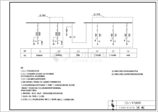 福建省电力公司10kV配电及业扩工程典型设计-图二