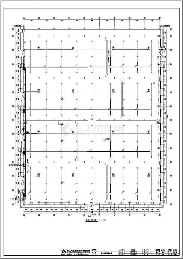 安徽省某一层钢结构厂房电气施工图-图二