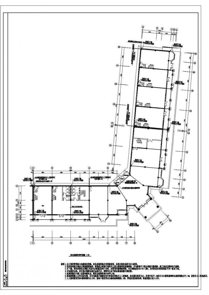 某地三层沿街商业楼电气设计施工图纸_图1