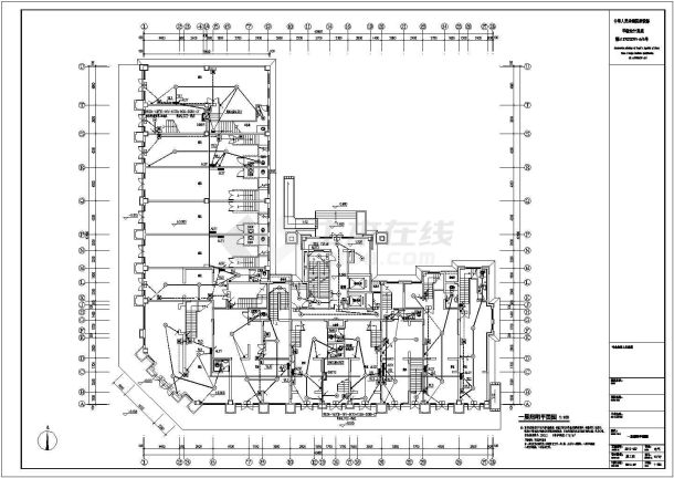 某地区二十五层住宅楼电气设计施工图纸-图一