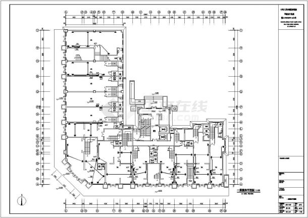某地区二十五层住宅楼电气设计施工图纸-图二
