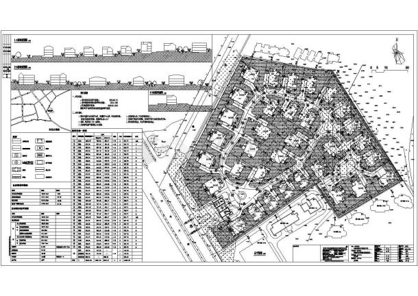 独栋别墅区修建性详细规划设计总平面布置图-图二