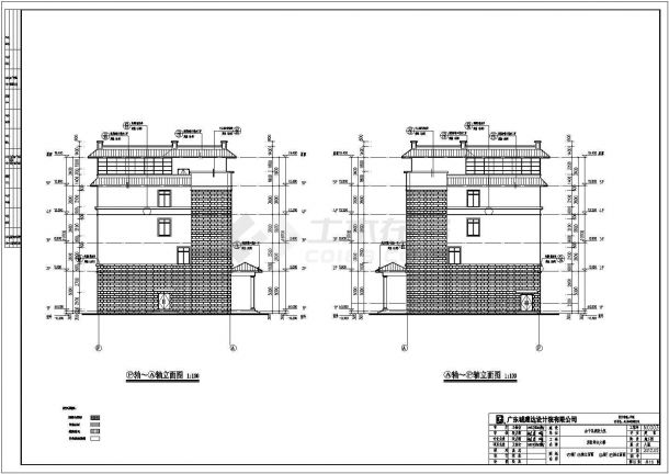 某消防大队5层综合楼建筑设计施工图-图二