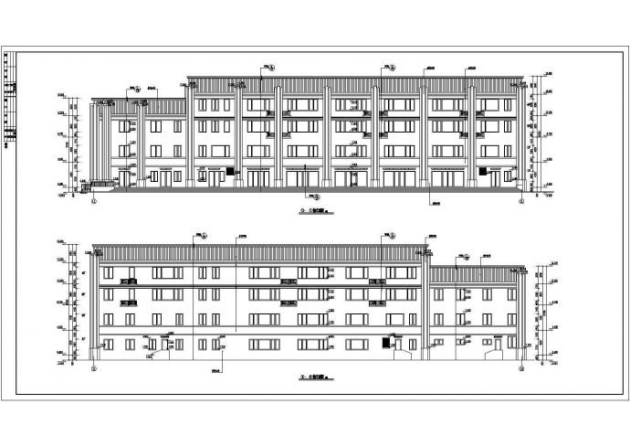 某地区4层纯商业楼建筑设计施工图_图1