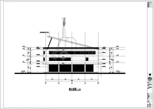 霸州项目钢琴会所建筑设计施工图纸-图一