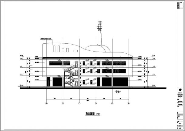 霸州项目钢琴会所建筑设计施工图纸-图二