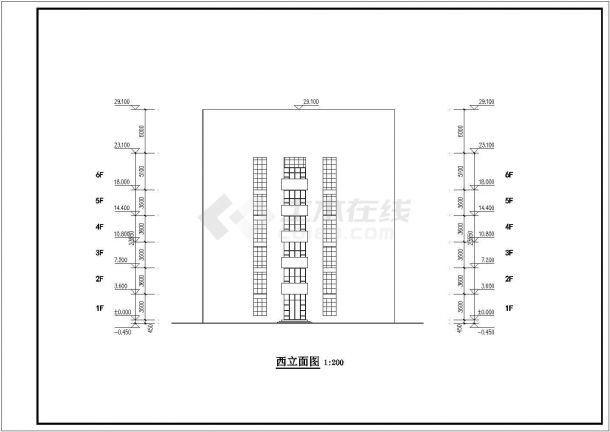 郑州市第六十三中学综合楼项目方案设计图-图一