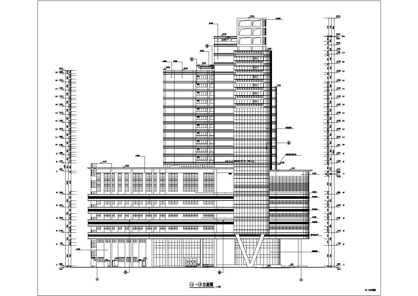 东莞某五星级大酒店建筑设计施工图
