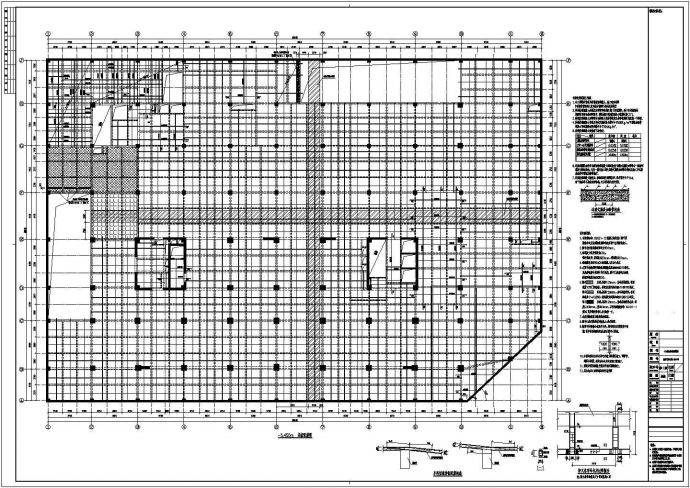 某二十二层框架剪力墙结构办公楼结构施工图_图1