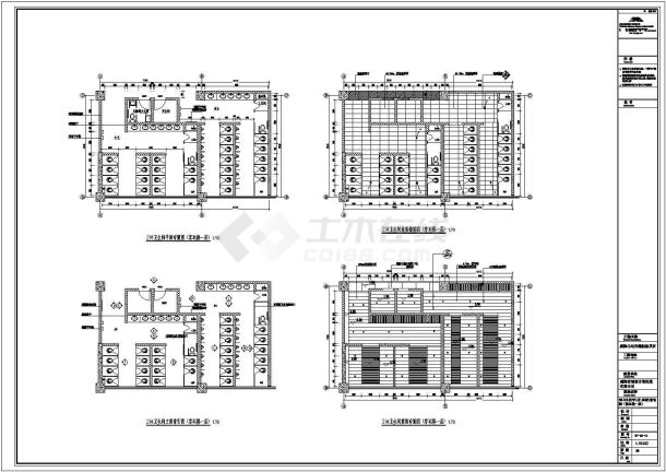 某地车站地下停车场装修设计施工图纸-图二