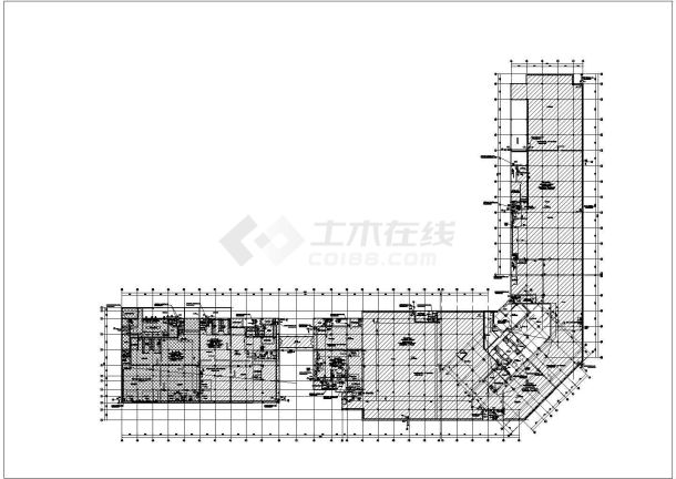 某地人防工程地下室消防平面示意图-图一