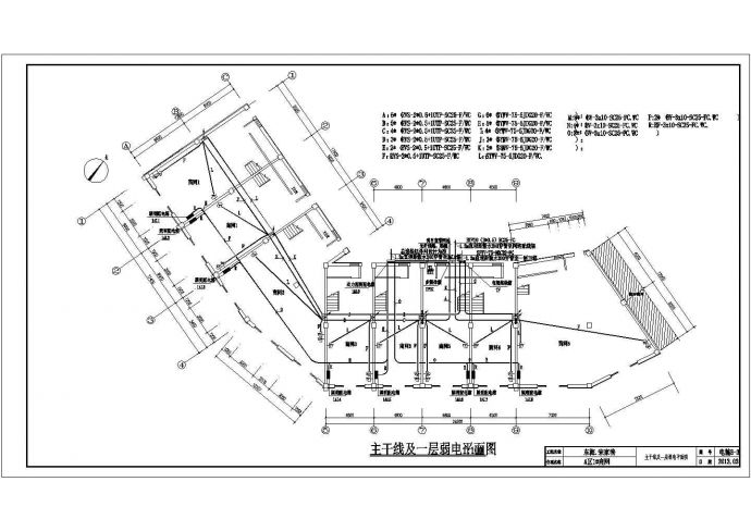 某小区1#-5#商网电气设计施工图纸_图1