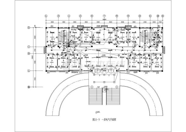 某地五层综合办公楼电气设计施工图纸-图一