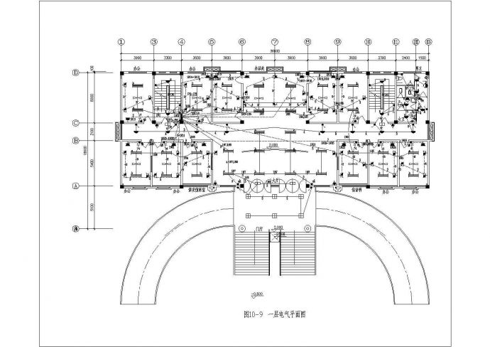 某地五层综合办公楼电气设计施工图纸_图1