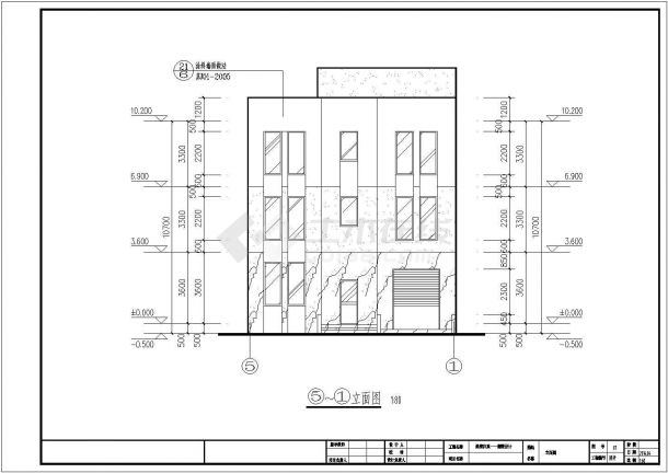 某地三层别墅建筑设计施工图（含装修设计）-图二