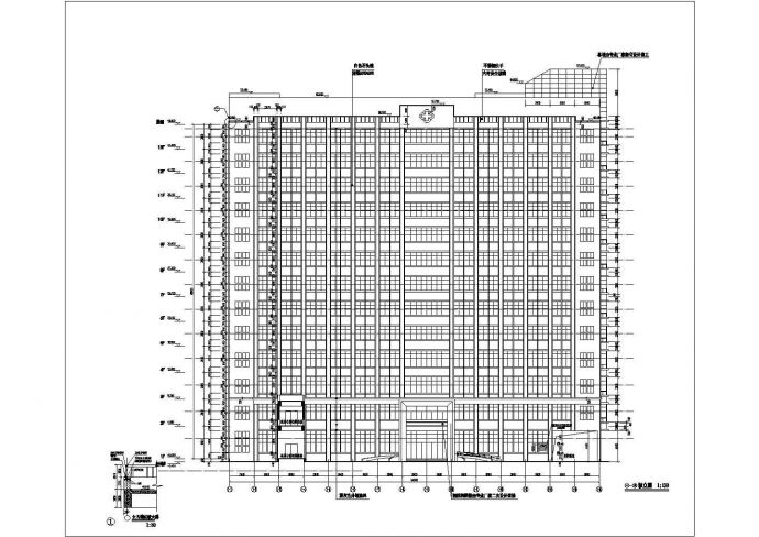 某医院13层住院综合楼建筑设计施工图_图1