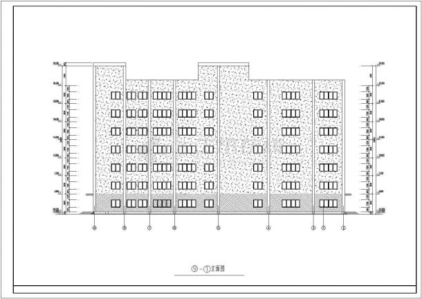 某地7层社区卫生服务中心建筑设计方案-图二