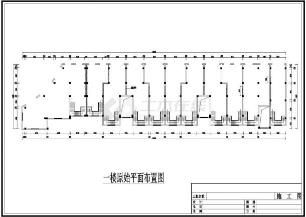 某地二层派出所室内装修全套设计图纸-图一