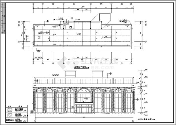 石狮市某公司四层欧式办公楼建筑设计方案-图二