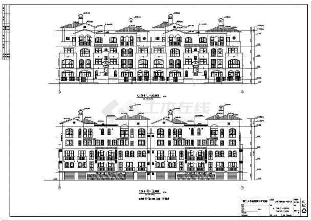 某地区多层住宅楼建筑方案设计图纸-图一