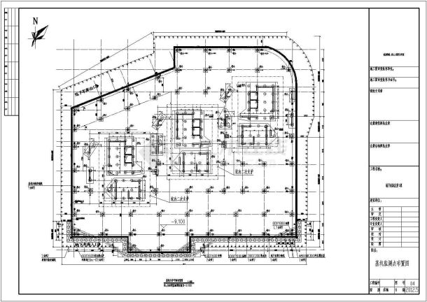 福建某商住楼地下室基坑支护设计施工图-图二