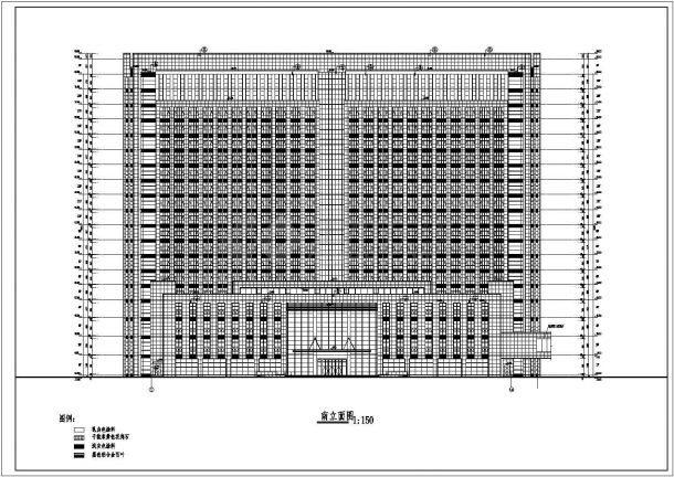 某地19层医院外科综合楼建筑设计施工图-图一