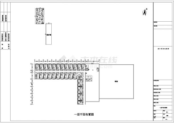 北京某商业连锁酒店装饰全套电气施工图纸，共55张-图二